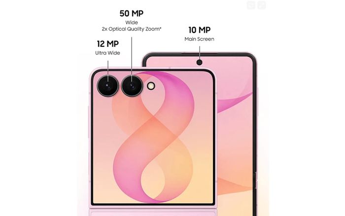 Trước đó, WinFuture cho biết Galaxy Z Flip8 sẽ trang bị chip Exynos 2600, bản nâng cấp từ Exynos 2500 trên Z Flip7. Samsung không có kế hoạch ra mắt phiên bản Snapdragon. Nâng cấp đáng chú ý khác đến từ khả năng sạc có dây tối đa 45 W. Ảnh: Evan Blass.