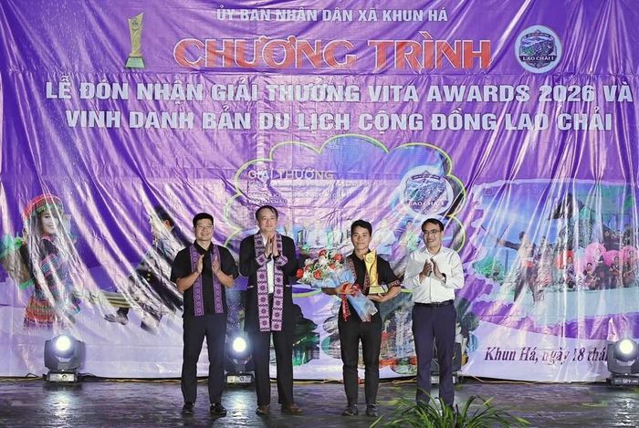Giải thưởng VITA Awards 2026 là sự ghi nhận dành cho những nỗ lực bền bỉ của cấp ủy, chính quyền và nhân dân xã Khun Há trong công tác bảo tồn, phát huy giá trị văn hóa truyền thống, gìn giữ cảnh quan thiên nhiên và phát triển du lịch cộng đồng theo hướng xanh, thân thiện, bền vững