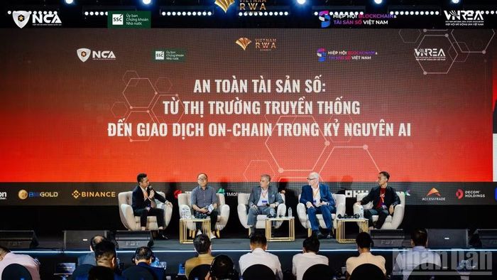 Chia sẻ về an toàn số: từ thị trường truyền thống đến giao dịch on-chain trong kỷ nguyên AI. (Ảnh: HNV)