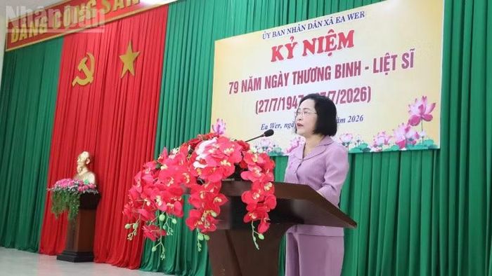 Phó Chủ tịch Quốc hội Nguyễn Thị Thanh phát biểu tại chương trình.