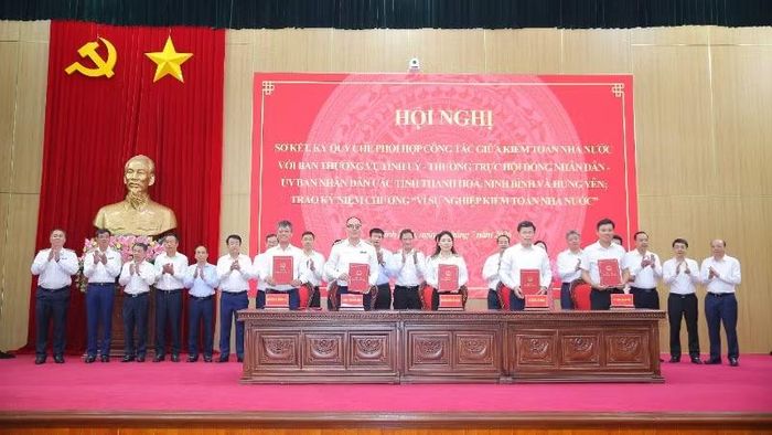 Kiểm toán nhà nước ký Quy chế phối hợp tỉnh Hưng Yên.