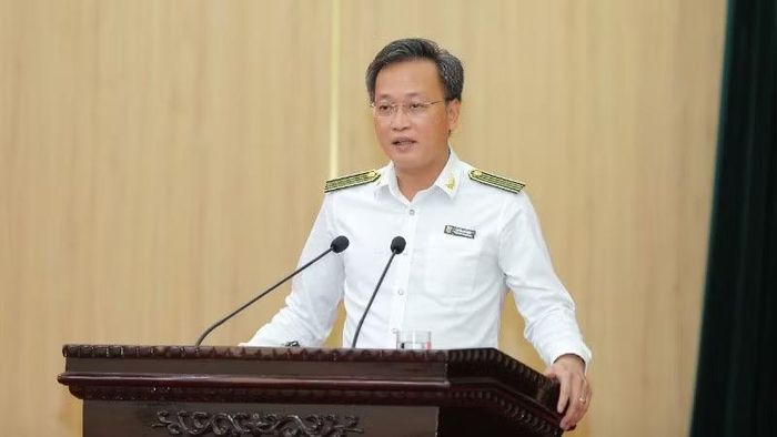 Tổng Kiểm toán nhà nước Nguyễn Hữu Nghĩa phát biểu tại hội nghị.