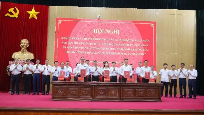 Kiểm toán nhà nước ký Quy chế phối hợp tỉnh Thanh Hóa.