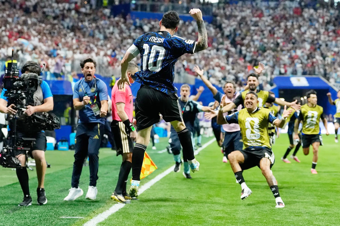 Messi được kỳ vọng sẽ tiếp tục tỏa sáng trong trận chung kết World Cup 2026 giữa Tây Ban Nha và Argentina. Ảnh: Boston Herald