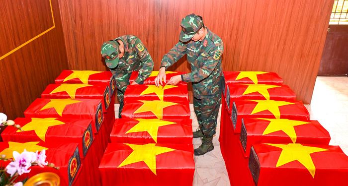  Hài cốt liệt sĩ được bảo quản tại khu vực Nhà quàn hài cốt liệt sĩ Công viên Lê Thị Riêng, TPHCM 