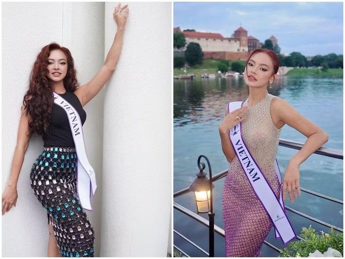 Đại diện Việt Nam lựa chọn phong cách gợi cảm trong những ngày đầu tham gia Miss Supranational 2026. Ảnh: FB Mai Ngô.