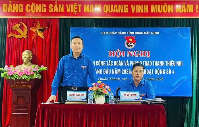 Hội nghị giao ban công tác Đoàn, Hội và phong trào thanh thiếu nhi 6 tháng đầu năm 2026 của Cụm thi đua số 4.