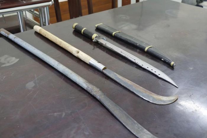 Tang vật vụ án.