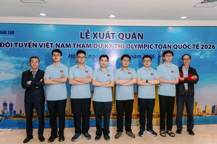 Đội tuyển Việt Nam tham dự Olympic Toán quốc tế năm nay.