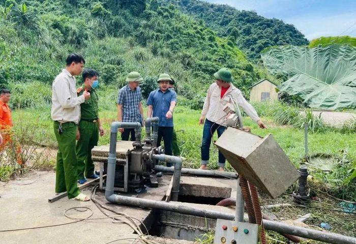 Hiện trường nơi xảy ra vụ việc.