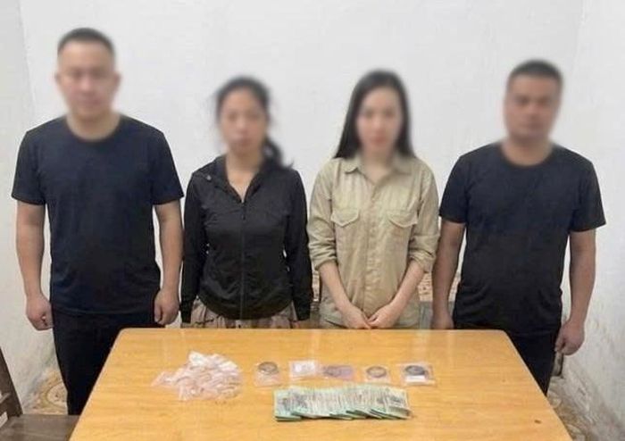 Cơ quan điều tra bắt giữ các đối tượng, thu giữ tang vật liên quan.