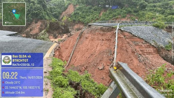 Nhiều điểm sạt lở trên các tuyến quốc lộ tại Điện Biên, Lai Châu và Lào Cai đang được lực lượng chức năng tập trung khắc phục.