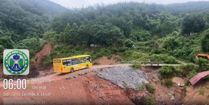 Lai Châu kết thúc phân luồng, khôi phục giao thông trên Quốc lộ 12.
