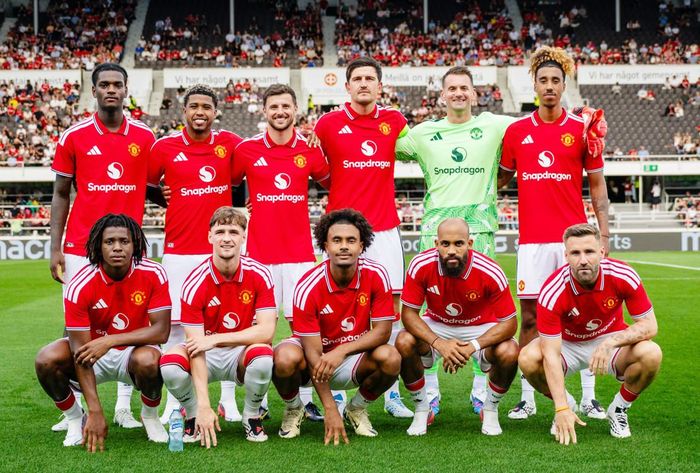 Đội hình ra sân MU - Ảnh: MUFC