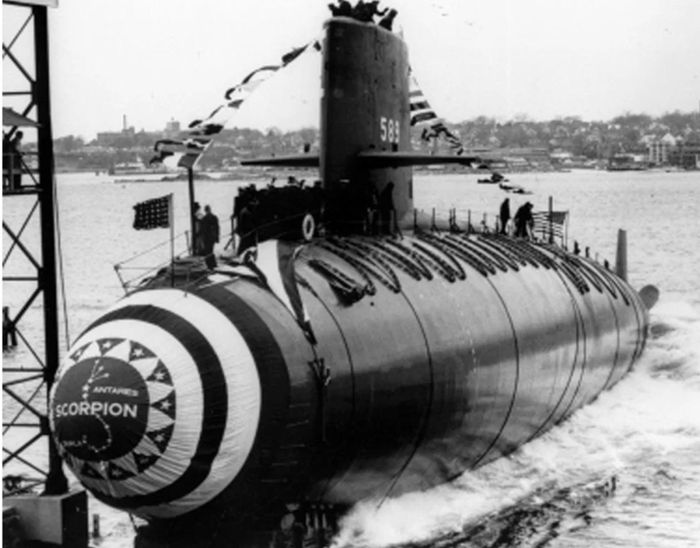 Tàu ngầm USS Scorpion. Ảnh: US Navy