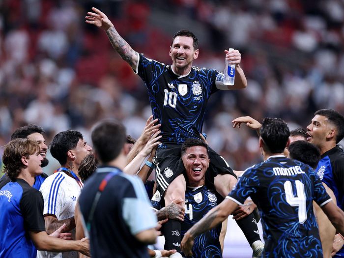 Messi có ảnh hưởng lớn đến thế hệ cầu thủ Tây Ban Nha hiện tại. Ảnh: AFA