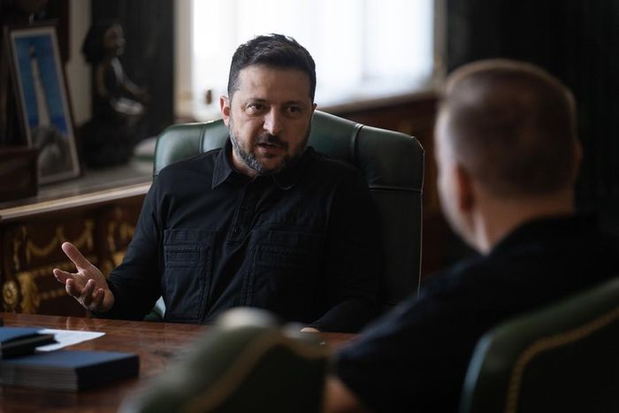 Tổng thống Ukraine Volodymyr Zelensky. Ảnh: X/@ZelenskyyUa