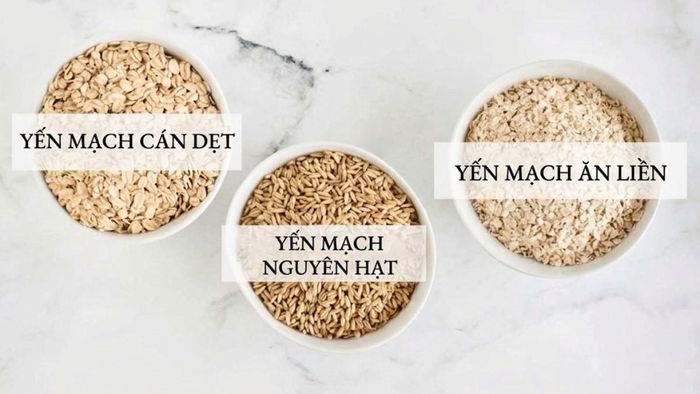 Các loại yến mạch. Ảnh minh họa: AI