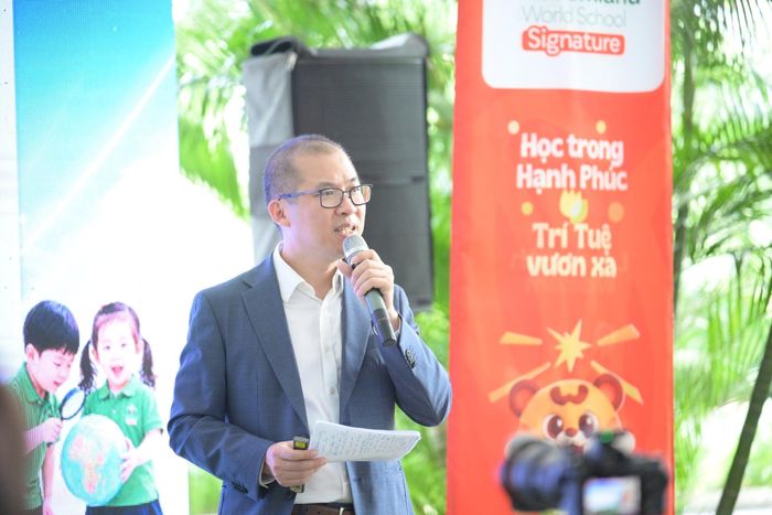 Ông Dương Ngọc Tú - Tổng Giám đốc Hệ thống Giáo dục Mầm non Quốc tế Wisdomland World School.