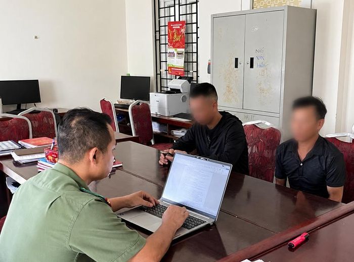 Ông L.X.Đ và L.V.T bị xử phạt hành chính 4,6 triệu đồng.