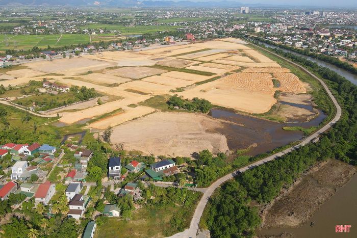 Dự án Khu đô thị, thương mại dịch vụ, biệt thự sinh thái Nam Cầu Phủ ở xã Cẩm Bình có bố trí khu đất để xây dựng có 538 căn nhà ở xã hội.