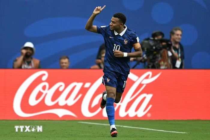 Mbappe kết thúc World Cup 2026 với 10 bàn và 4 kiến tạo. (Ảnh: AFP/TTXVN)