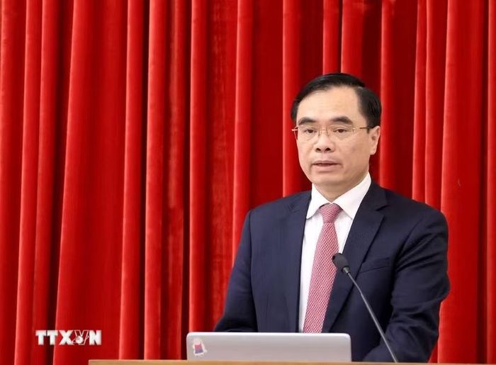 Phó Giáo sư, Tiến sỹ Dương Trung Ý, Tổng Biên tập Tạp chí Cộng sản. (Ảnh: Tuấn Anh/TTXVN)