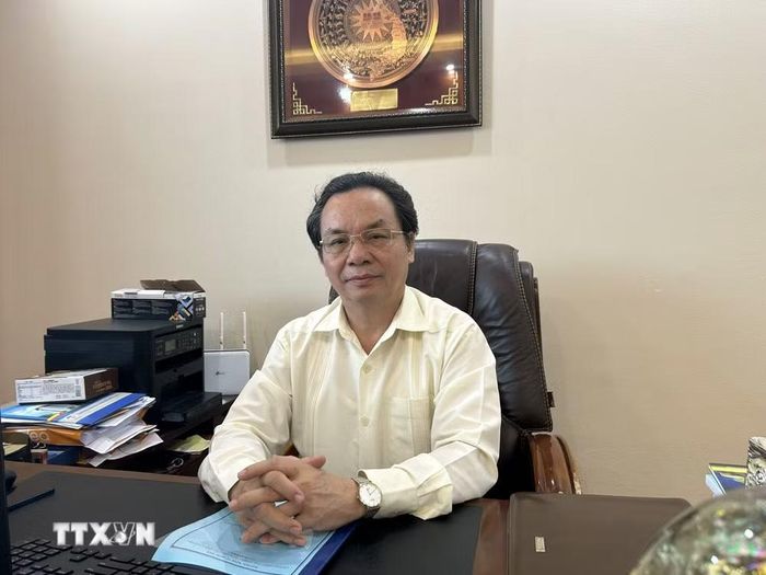 Giáo sư, Tiến sỹ Hoàng Văn Cường, Phó Chủ tịch Hội Khoa học Kinh tế Việt Nam. (Ảnh: TTXVN phát)