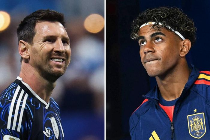 Messi đối đầu Yamal ở chung kết World Cup 2026 - Ảnh: AFP