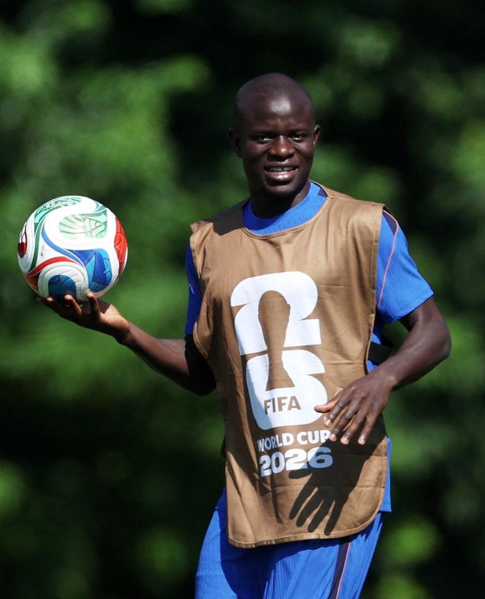 Tiền vệ N'Golo Kante của đội tuyển Pháp. Ảnh: AFP