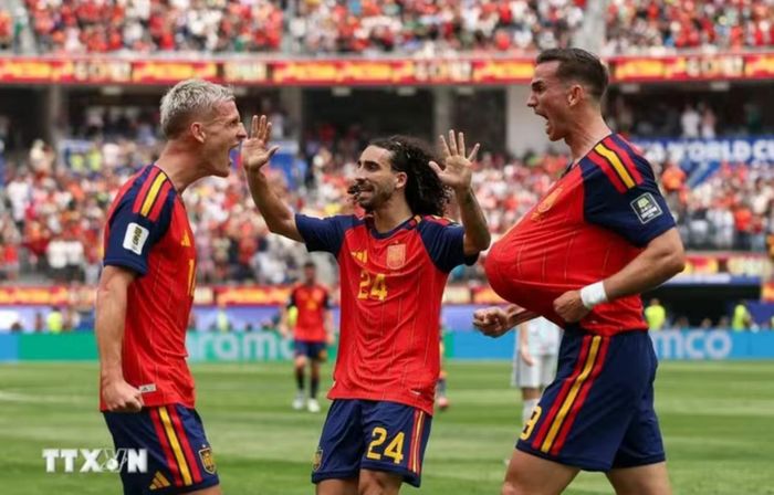 Tây Ban Nha có những lợi thế nhất định so với Argentina. Ảnh: AFP/TTXVN