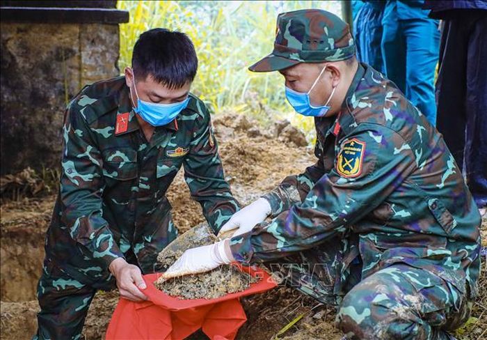 Hài cốt cùng di vật được bảo quản nguyên trạng, góp phần cung cấp thêm căn cứ phục vụ công tác giám định.