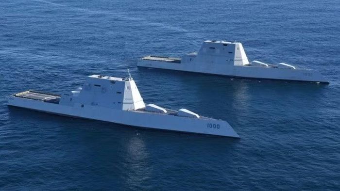 Các tàu khu trục lớp Zumwalt của Hải quân Mỹ đang trong giai đoạn thử nghiệm.