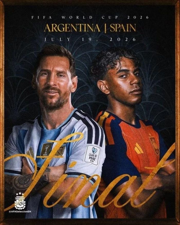 Messi hay Yamal sẽ nâng cao cúp vàng Nữ Thần và 50 triệu USD tiền thưởng từ FIFA vào sáng 20/7? Chúng ta hãy chờ xem.