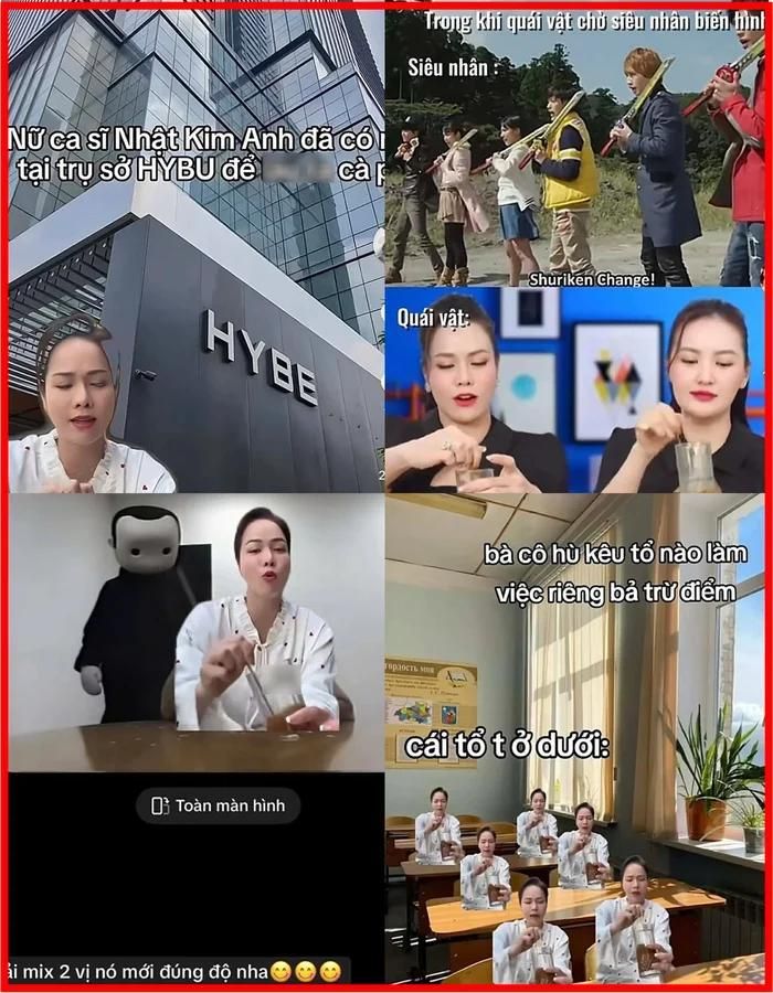 Nhật Kim Anh phủ sóng mạng xã hội với loạt clip chế hài hước.