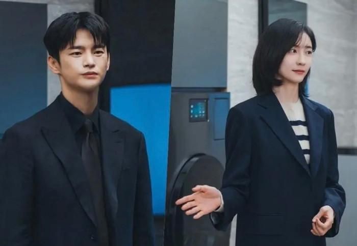 Seo In Guk và Park Ji Hyun căng thẳng trước buổi thuyết trình quan trọng.