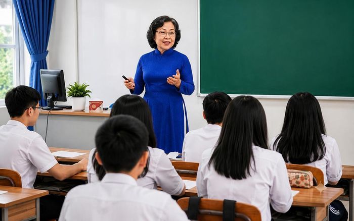Từ ngày 1/9/2026, giáo viên nghỉ hưu được ký hợp đồng làm việc toàn thời gian tại cơ sở giáo dục. Ảnh minh họa.