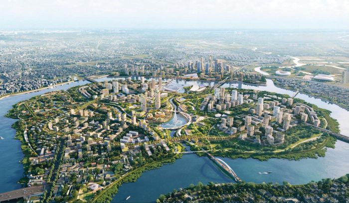 Mục tiêu hoạt động của dự án Khu đô thị Bình Quới - Thanh Đa nhằm đầu tư xây dựng khu đô thị mới hiện đại để phục vụ phát triển kinh tế xã hội của địa phương. Ảnh đồ họa trích từ Báo cáo đánh giá tác động môi trường