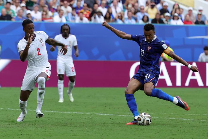 Mbappé cũng ghi cú đúp cho mình trên con đường giành giải Vua phá lưới. Ảnh: Chandan Khanna/AFP/Getty Images