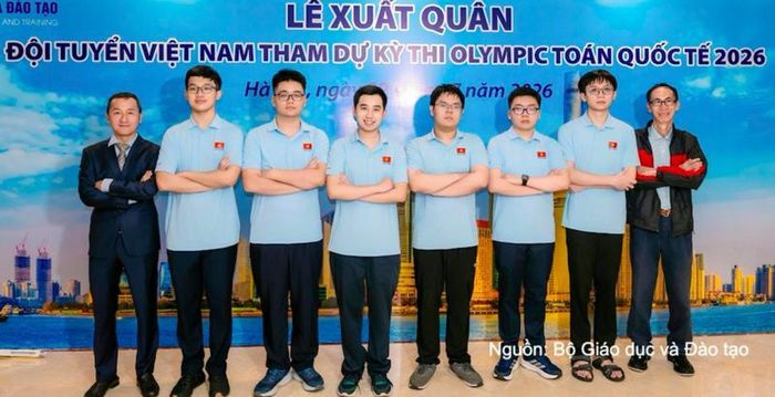 Đội tuyển quốc gia Việt Nam tham gia kỳ thi IMO 2026.