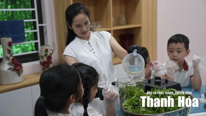 Giờ học kỹ năng tại Trường Tiểu học, THCS và THPT Nobel School.