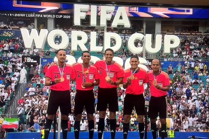 Tổ trọng tài điều hành trận tranh hạng 3 World Cup 2026.