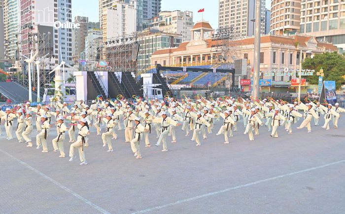 Màn biểu diễn đẹp mắt.