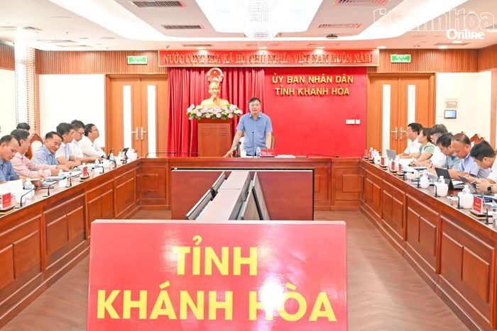 Thứ trưởng Bộ Nội vụ Trương Hải Long chủ trì buổi làm việc.