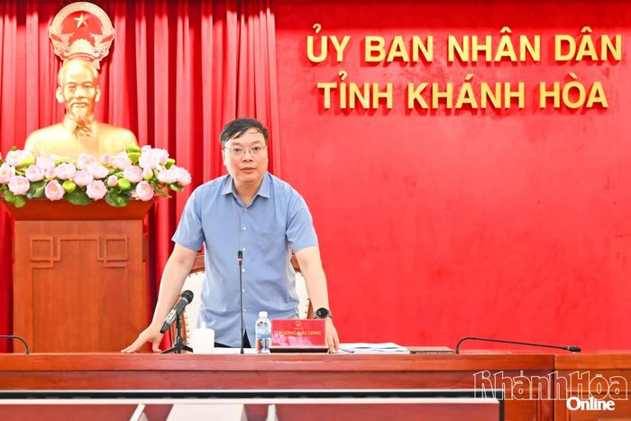 Thứ trưởng Bộ Nội vụ Trương Hải Long kết luận buổi làm việc.