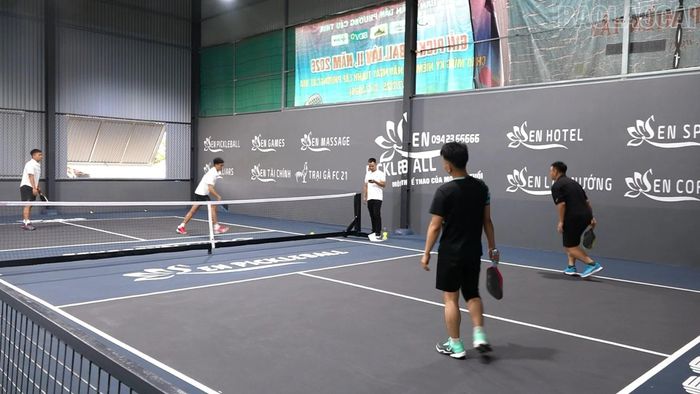 Các đội tranh tài ở hai nội dung bóng chuyền và pickleball.