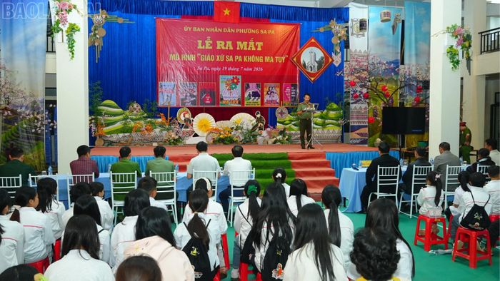 Quang cảnh buổi lễ.