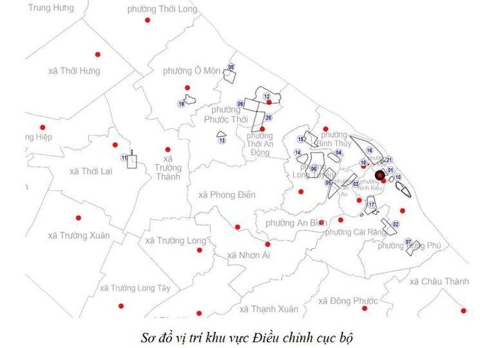 Cần Thơ điều chỉnh quy hoạch tại 21 vị trí nhằm bổ sung hạ tầng kỹ thuật và thúc đẩy các dự án nhà ở xã hội.