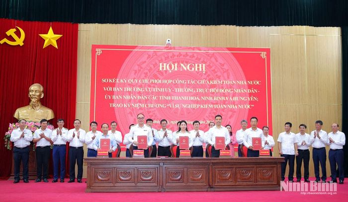 Ký kết Quy chế phối hợp giữa Kiểm toán Nhà nước và tỉnh Thanh Hóa.