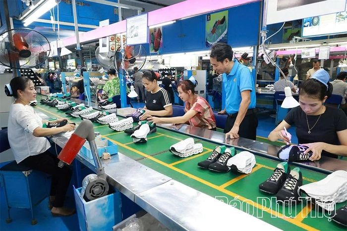 Nhờ thích ứng tốt với các yêu cầu ngày càng gắt gao của đối tác, 100% sản phẩm của Công ty Cổ phần Giầy Vĩnh Yên được xuất khẩu ra thị trường quốc tế.